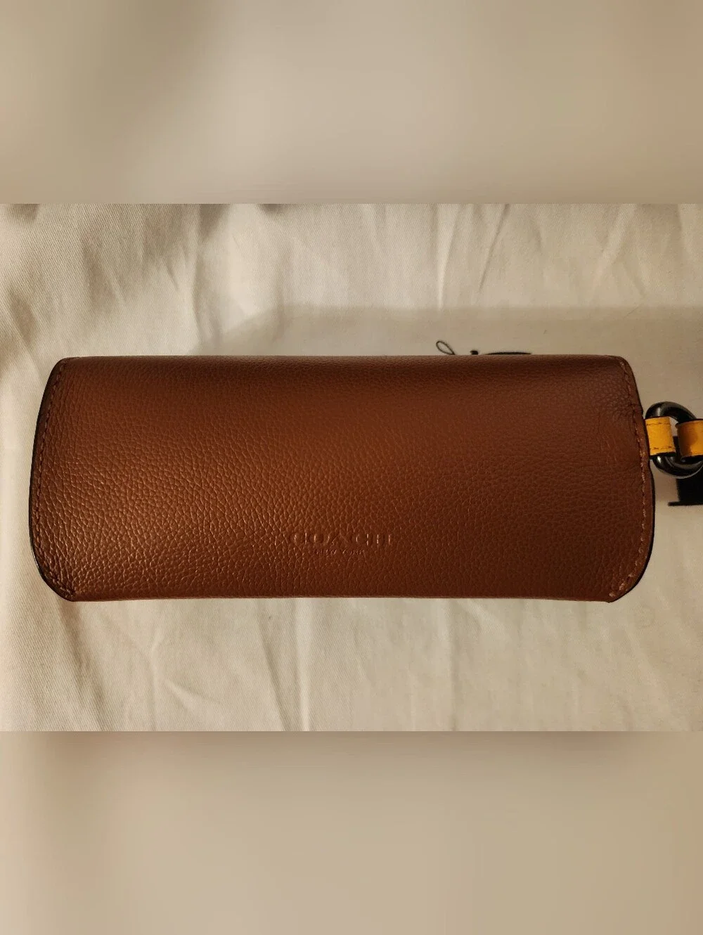 GUC COACH Sunglasses Case Bag Charm In Colorblock, Style No. 1267